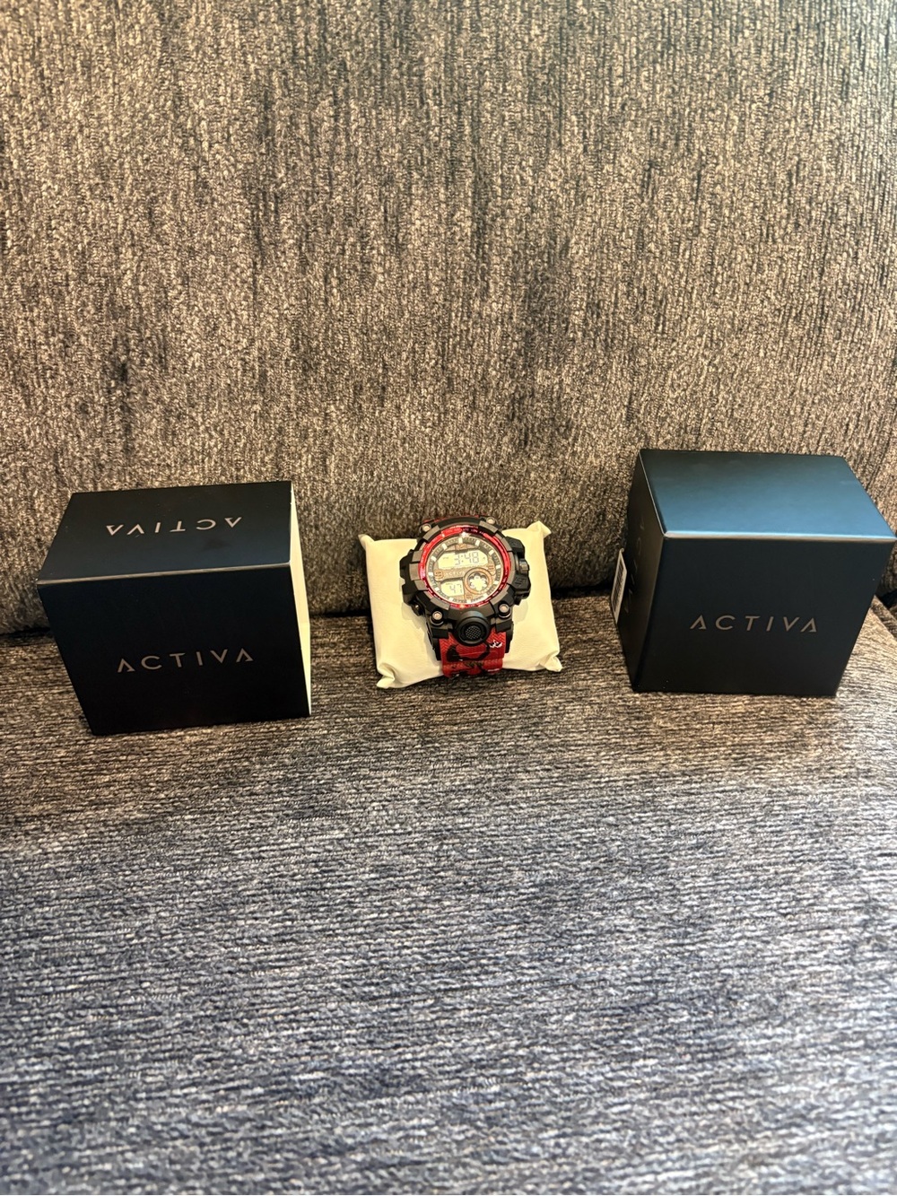 Ativa Red and Black Camo Sport Watch